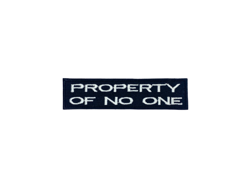 Property of no one - Patch Mærke - Billede 6