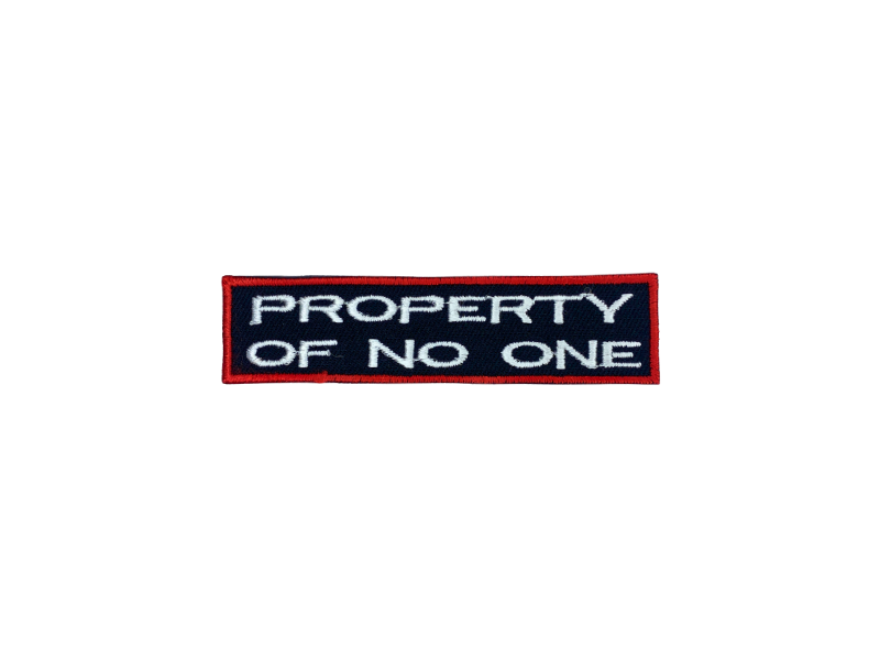 Property of no one - Patch Mærke - Billede 3