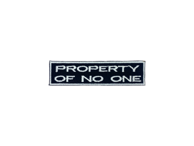 Property of no one - Patch Mærke - Billede 5
