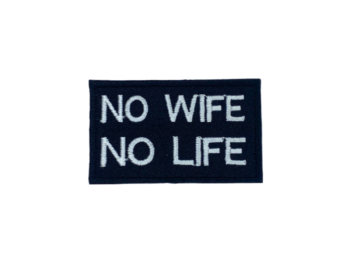 No wife no life - Patch  Mærke - Billede 6