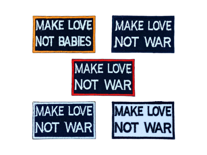 Make love not war - Patch  Mærke
