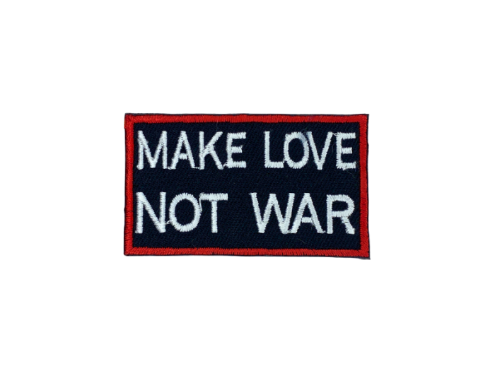 Make love not war - Patch  Mærke - Billede 2