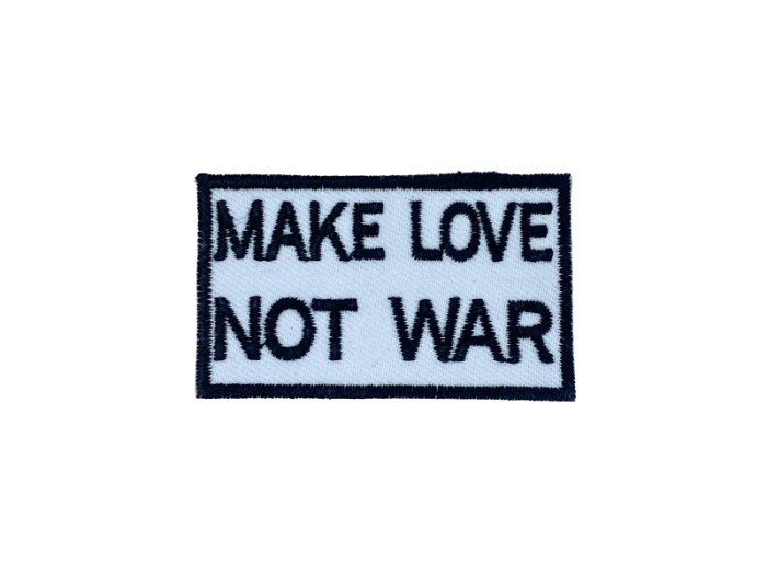 Make love not war - Patch  Mærke - Billede 3