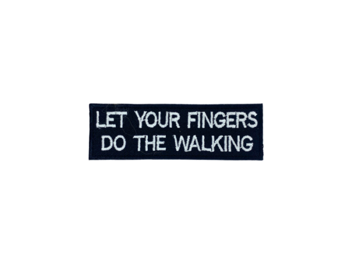 Let your fingers do the walking - Patch  Mærke - Billede 6