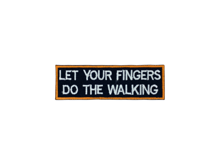 Let your fingers do the walking - Patch  Mærke - Billede 2
