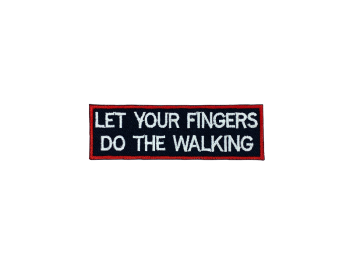 Let your fingers do the walking - Patch  Mærke - Billede 3