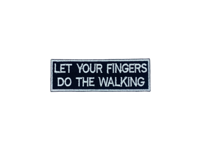 Let your fingers do the walking - Patch  Mærke - Billede 5
