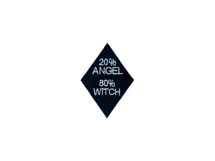 20% angel 80% witch - Patch  Mærke - Billede 2