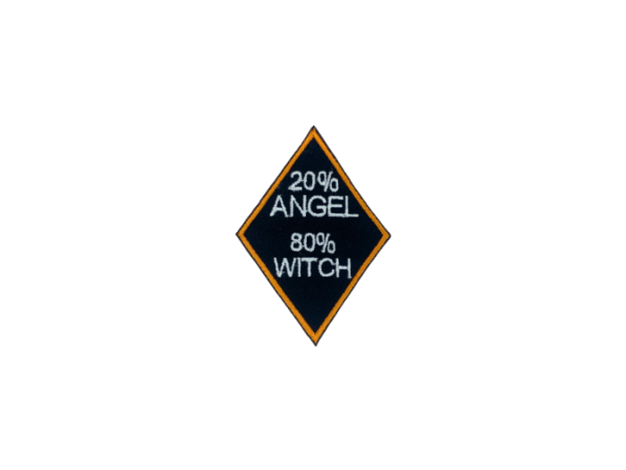 20% angel 80% witch - Patch  Mærke - Billede 3