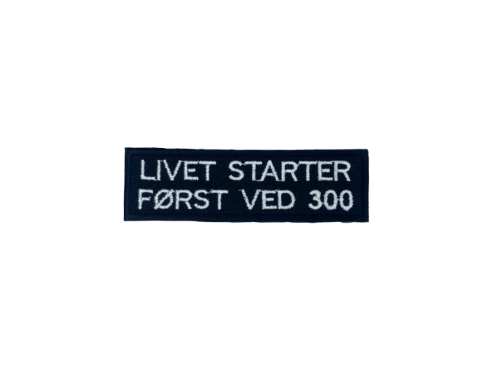 Livet starter ved 300 - Patch  Mærke - Billede 6