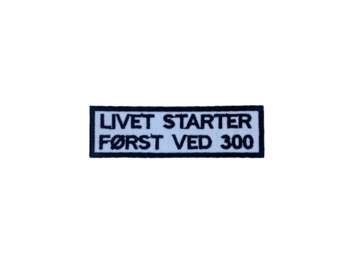 Livet starter ved 300 - Patch  Mærke - Billede 4