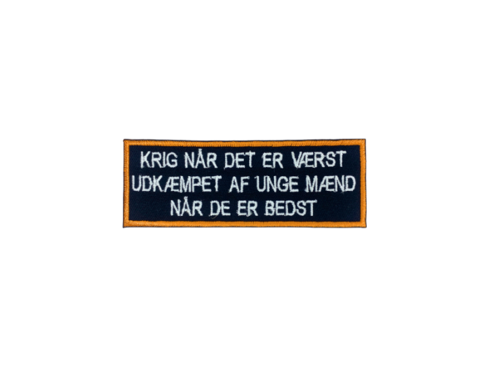 Krig når det er værst - Patch  Mærke - Billede 2