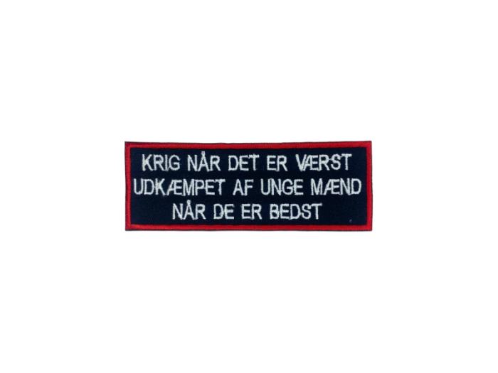 Krig når det er værst - Patch  Mærke - Billede 3