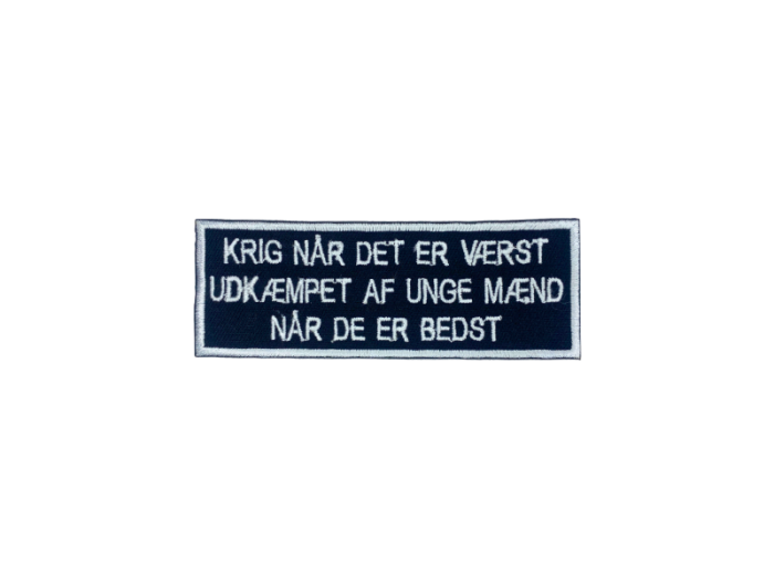 Krig når det er værst - Patch  Mærke - Billede 5