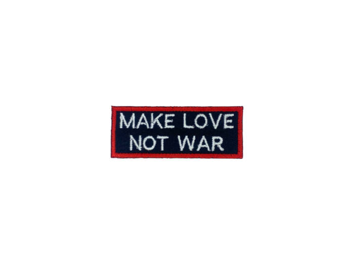 Make love not war - Patch  Mærke - Billede 3