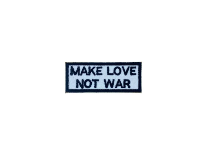 Make love not war - Patch  Mærke - Billede 4
