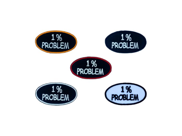 1% problem - Patch  Mærke