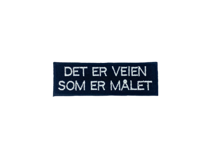 Det er veien som er målet - Patch  Mærke - Billede 6