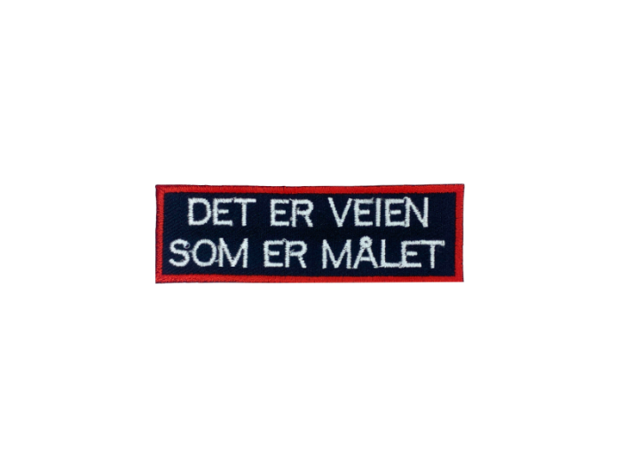 Det er veien som er målet - Patch  Mærke - Billede 3