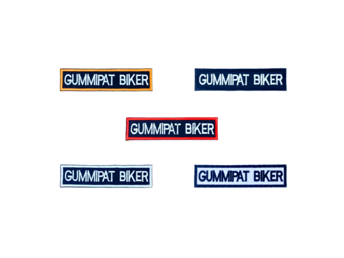 Gummipat biker - Patch  Mærke
