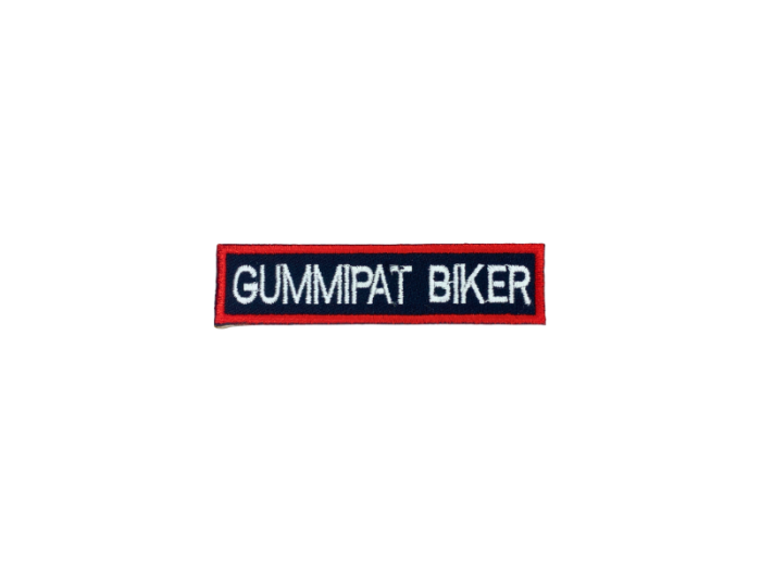 Gummipat biker - Patch  Mærke - Billede 4