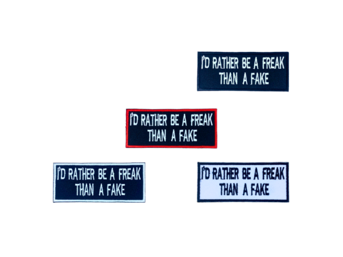 Id rather be a break than a fake - Patch  Mærke
