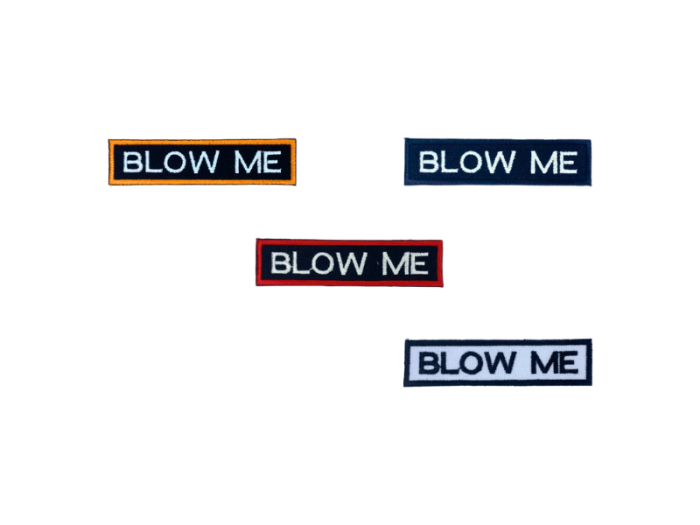 Blow me - Patch  Mærke