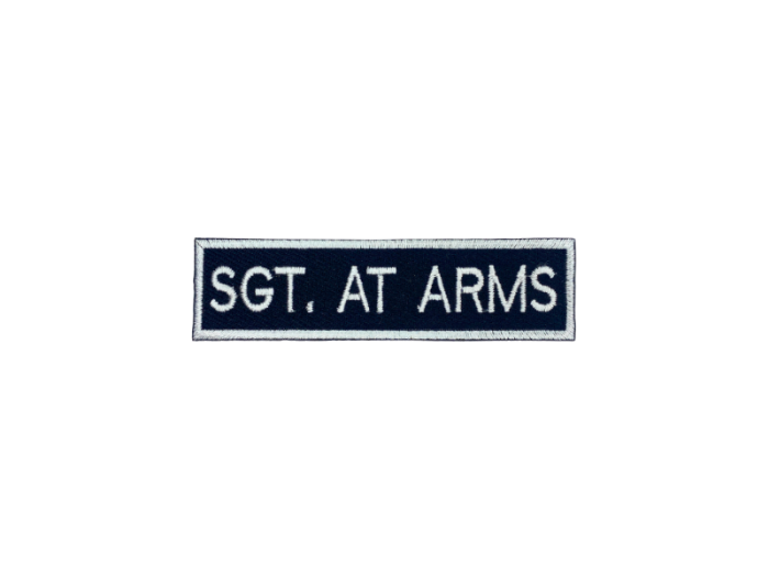 Sgt. at arms - Patch  Mærke