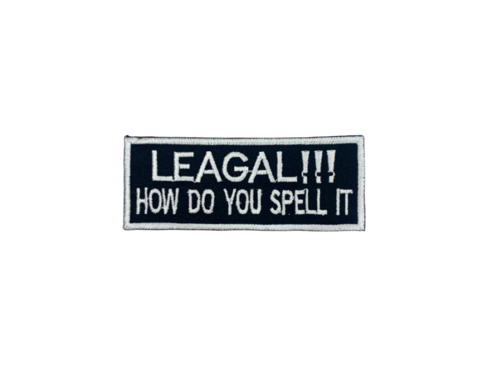 Legal how do you spell it - Patch  Mærke