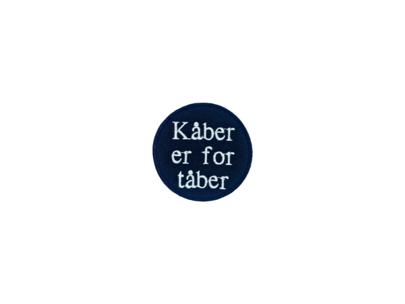 Kåber er for Tåber - Patch Mærke - Billede 6