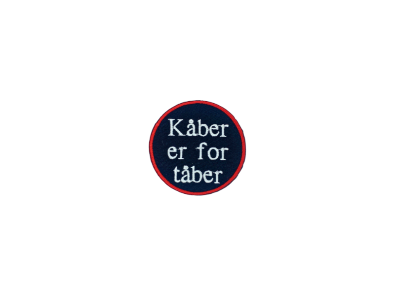 Kåber er for Tåber - Patch Mærke - Billede 3