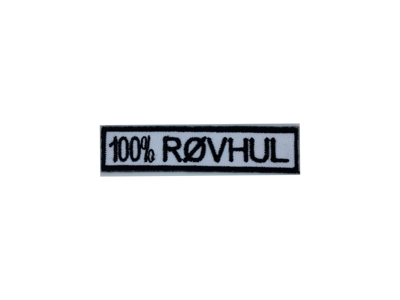100% Røvhul - Patch Mærke - Billede 4
