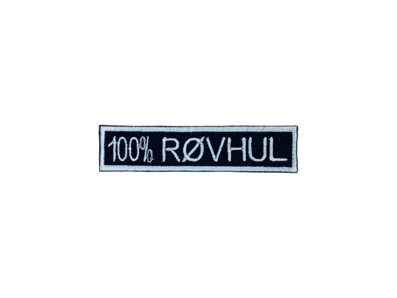 100% Røvhul - Patch Mærke - Billede 5