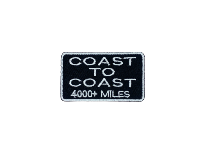 Coast to coast 4000+ miles - Patch  Mærke