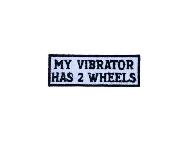 My vibrator has 2 wheels - Patch Mærke - Billede 4