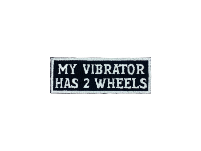 My vibrator has 2 wheels - Patch  Mærke