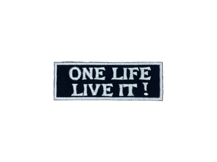 One life live it - Patch  Mærke