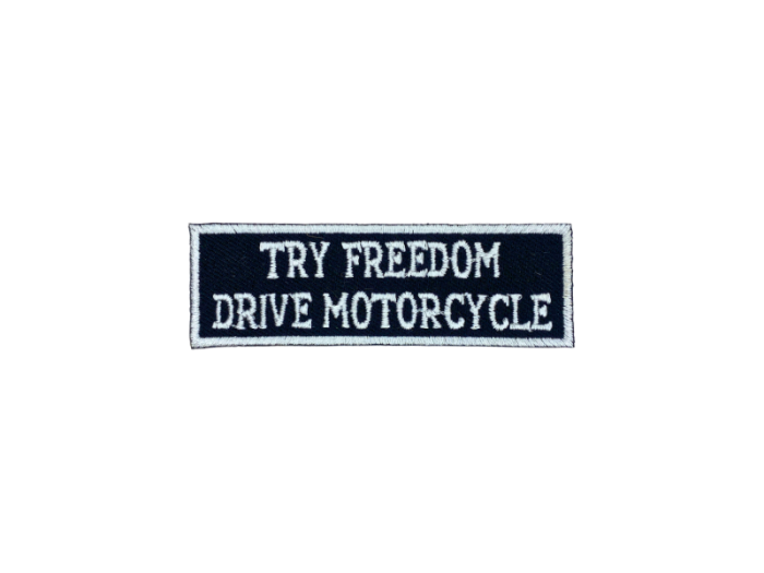 Try freedom drive motorcycle - Patch  Mærke