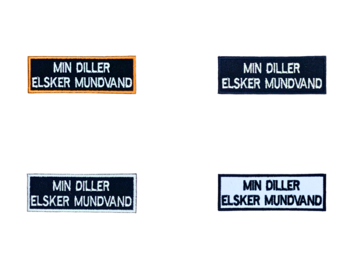 Min diller elsker mundvand - Patch  Mærke