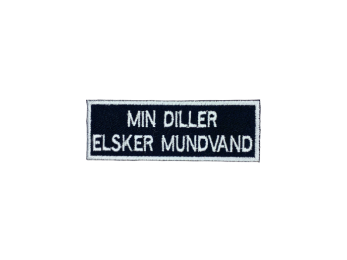 Min diller elsker mundvand - Patch  Mærke