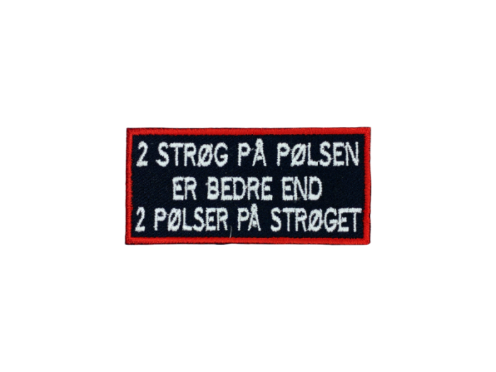 2 strøg på Pølsen er bedre end 2 pølser på Strøget - Patch  Mærke - Billede 4