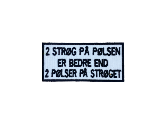 2 strøg på Pølsen er bedre end 2 pølser på Strøget - Patch  Mærke - Billede 5