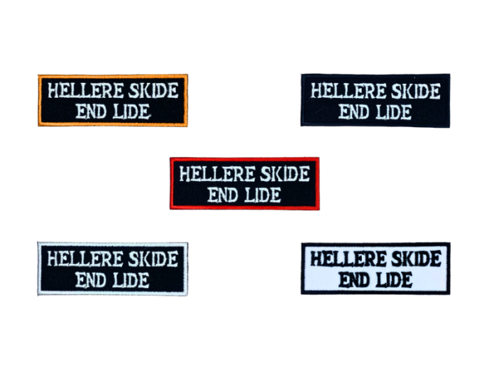 Hellere skide end lide - Patch  Mærke