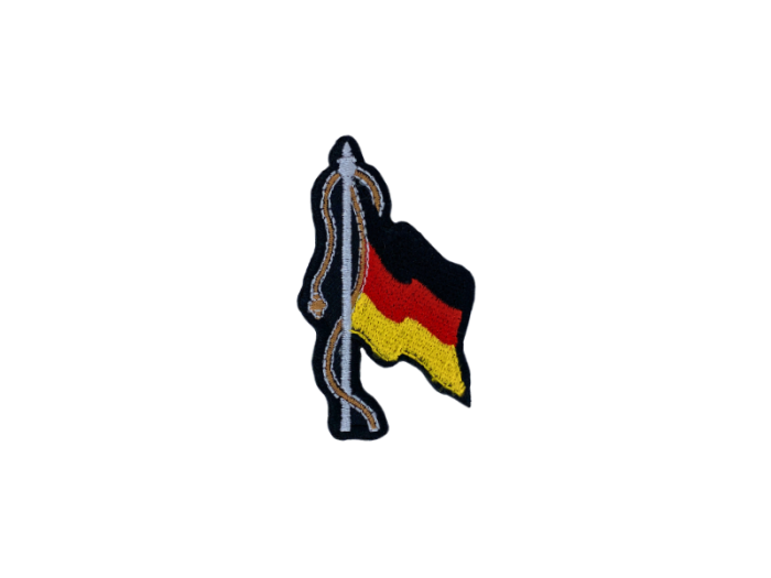 Tysk flag m reb - Patch Mærke