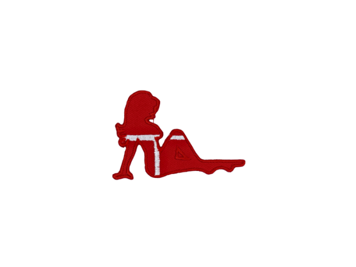 Pige Danmark flag  - Patch Mærke