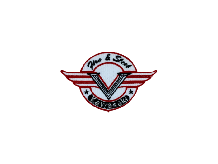 Kawasaki Fire og Steel - Patch Mærke