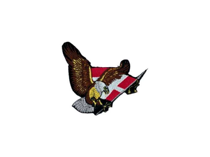 Ørn med Danmark flag  - Patch Mærke