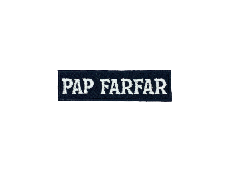 Pap Farfar - Patch Mærke - Billede 2