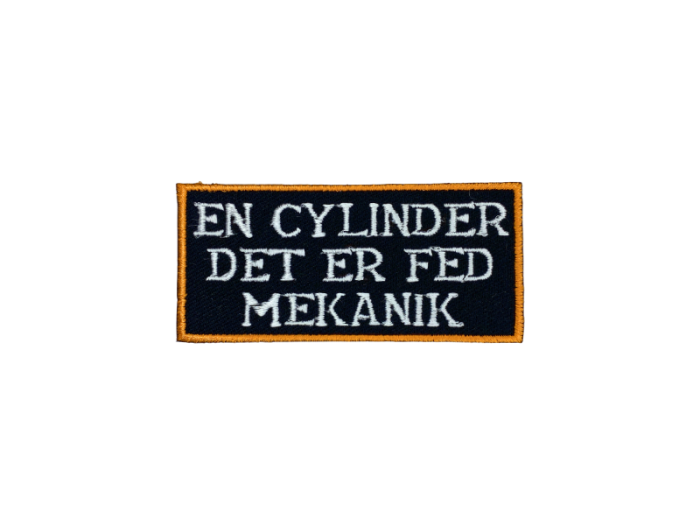 En cylender det er fed mekanik - Patch  Mærke - Billede 3
