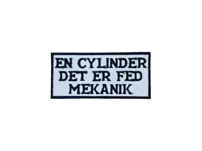 En cylender det er fed mekanik - Patch  Mærke - Billede 4